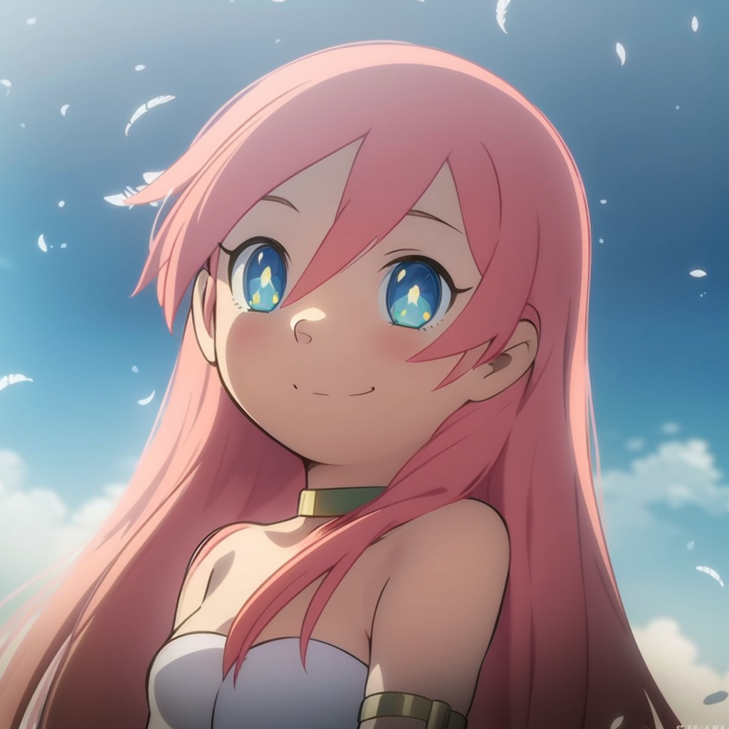 09000-3047703164-Lilulu, 1girl, solo, blue eyes, pink hair, long hair, smile, bare shoulders, upper body, looking at viewer, bangs, choker, close.png